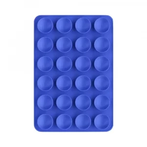 Support Ventouse Silicone Universel pour Smartphone Bleu