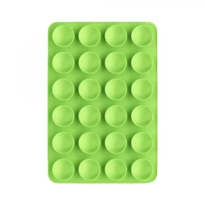 Support Ventouse Silicone Universel pour Smartphone Vert